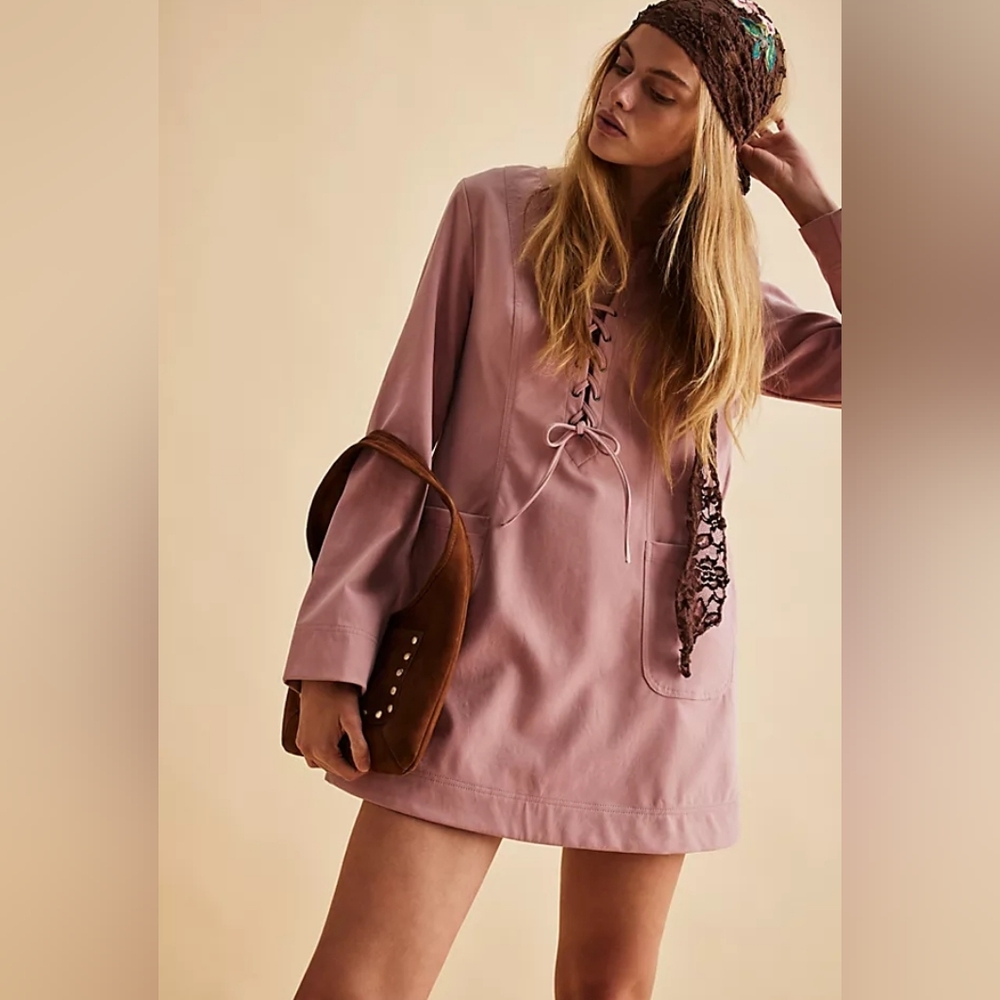 Bradley Faux Suede Mini Dress